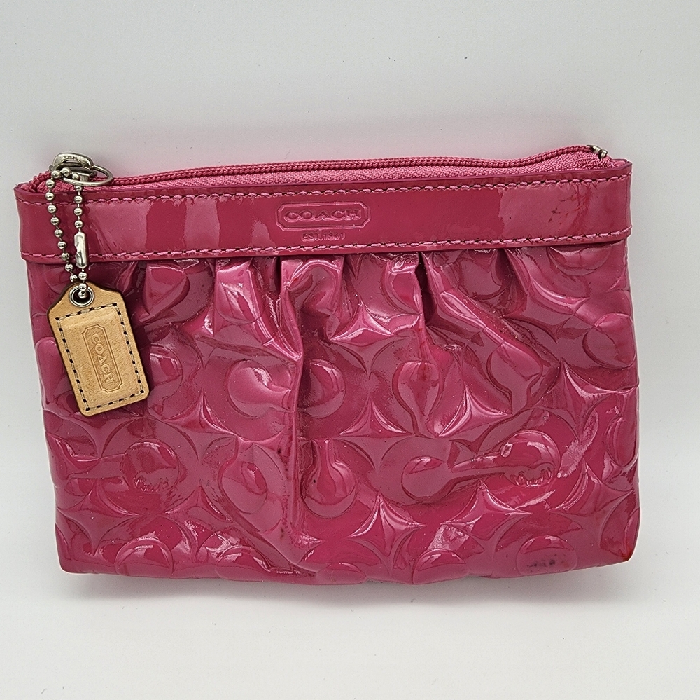 Coach pink rose gently used